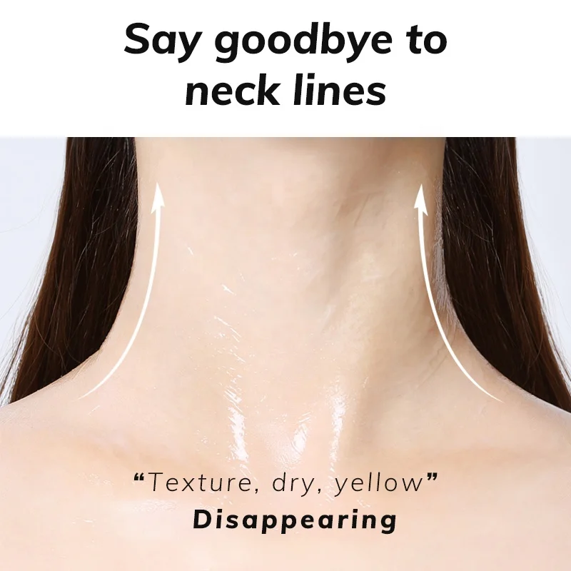 OEM Stock Polypeptide Neck Firming Cream Remove Double Chin Firming Lift Anti-Aging Moisturizer with Roller Massager Neck Cream