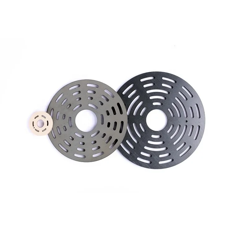 Air compressor suction discharge valve plate with glass carbon fiber filled peek for refinery petrochemical CNG storage