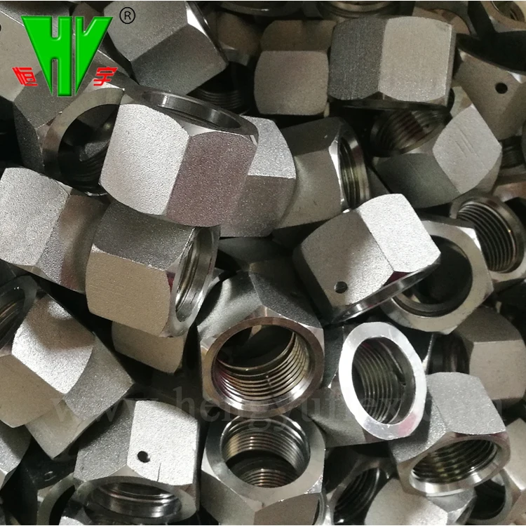 Custom hydraulic fittings hose ends carton steel SAE hose fittings