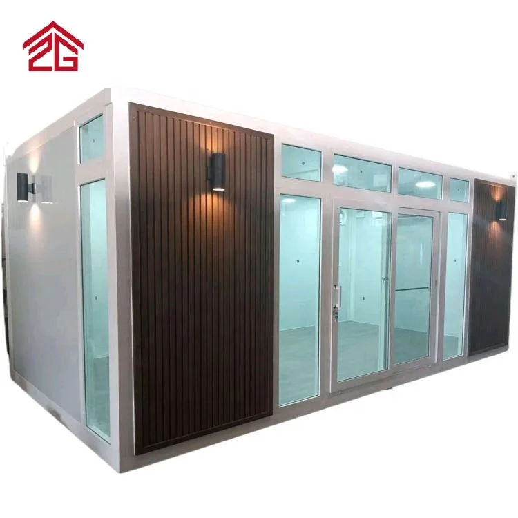 Frame Detachable Kits Modern Hotel Prefabricated Container High Quality Steel Home Prefab Office Shop Allstar Steel Door Villa