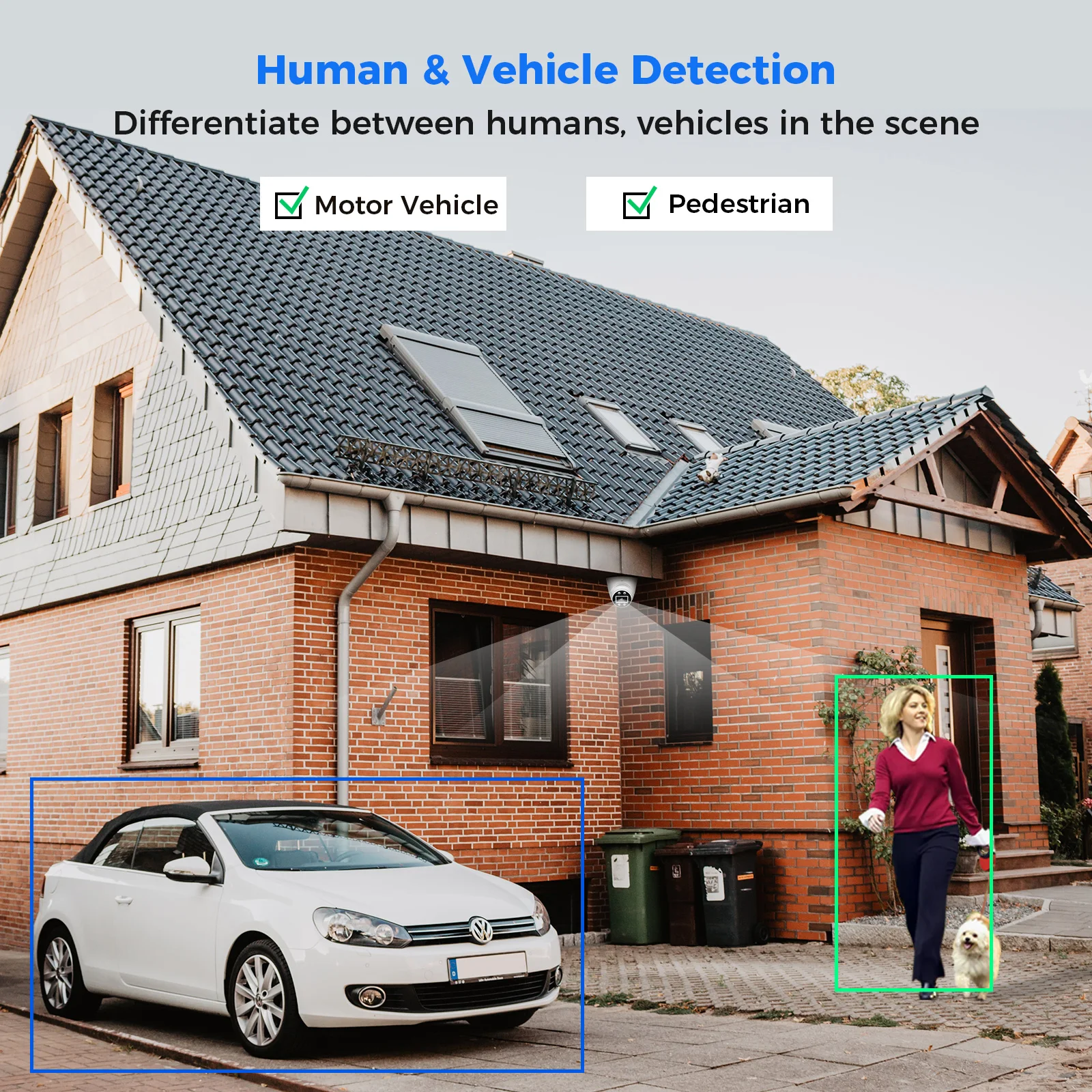 IP66 5MP Color Night Vision outdoor 2 Way Audio CCTV 8-channel Nvr Surveillance Indoor Domes POE IP security camera system