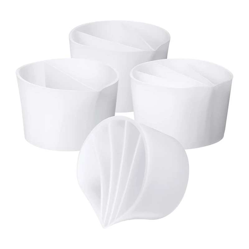 2/3/4/5 Grids Silicone Epoxy Resin Mixing Cup Color Mixing Distribution Measuring Cup DIY Epoxy Resin Tools Paint Pouring Cup