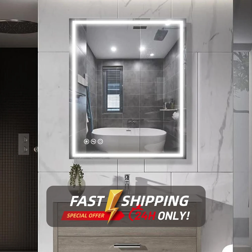 Гостиничное декоративное зеркало для душа, современное роскошное большое индивидуальное умное зеркало для ванной и тела, умное зеркало для фитнеса