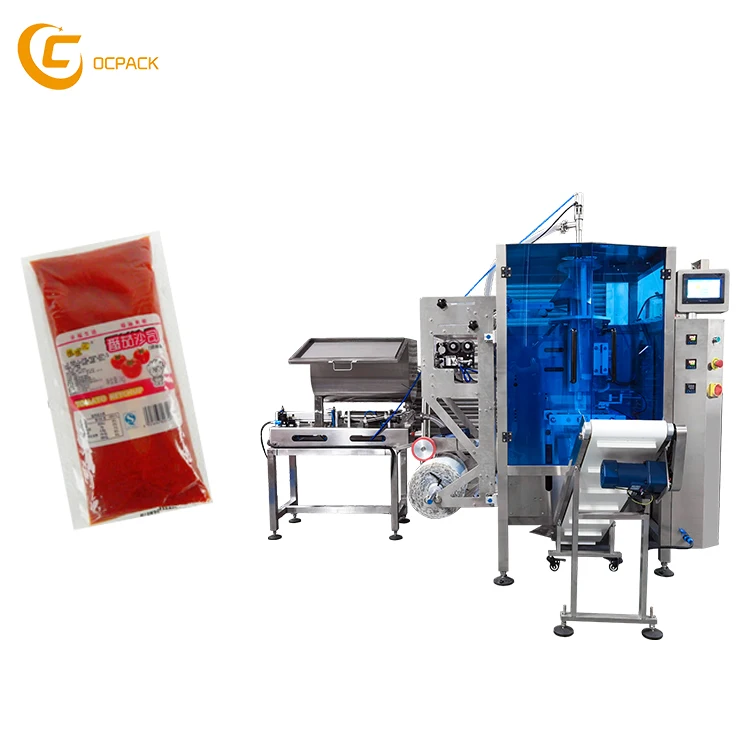 Technical Support Automatic Paste Honey Stick Oil Ketchup Liquid Packaging Machine Large capacity