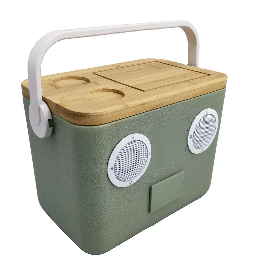 2023 Hot Sale Portable Ice Chest Cooling Transport Storage Box Container Refrigerator Ice Cooling Box Frozen with cutting board