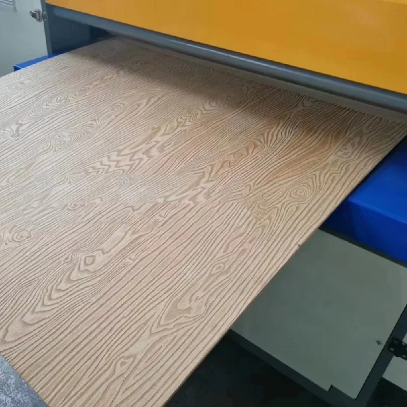 Custom Decorative Board Embossing Machine MDF board wood grain Embossing Machine