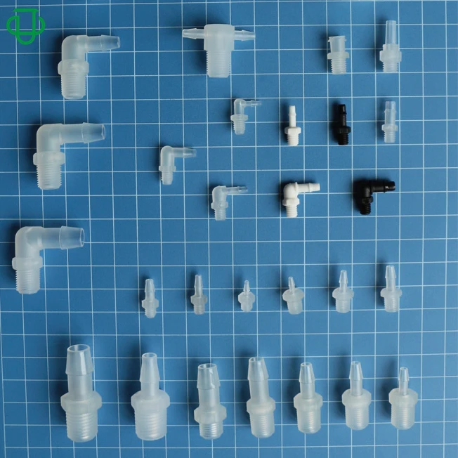 JU Soft Tubing NPT Male Thread To Barb Hose Tail Adapter Plastic Tube Connectors