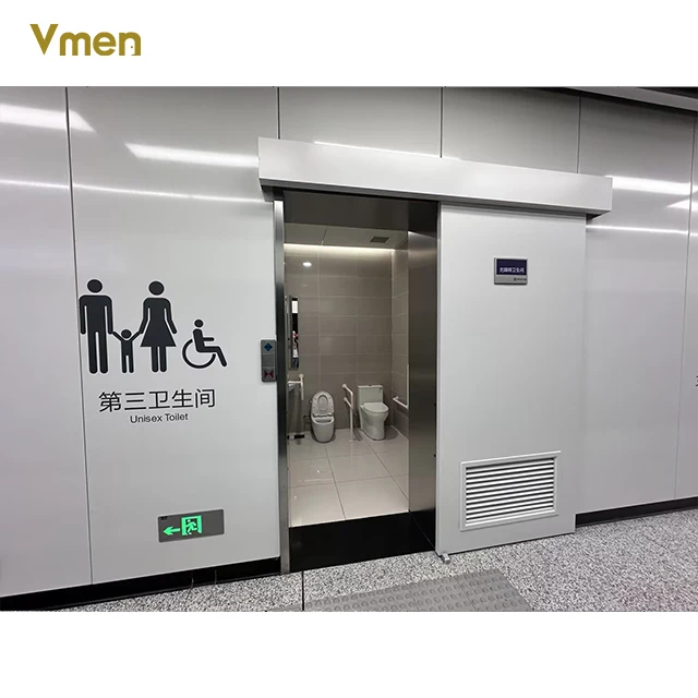 Hospital toilet special electric sliding door