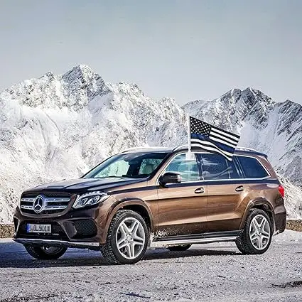 Custom Car Flags American Car Window Flag With Pole 2024 USA Election Campaign Flag