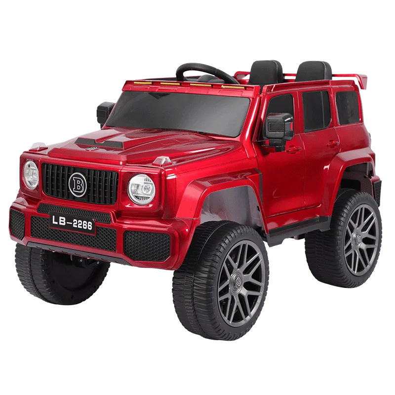 Hot sale two children electric four-wheel car baby toy car can sit adult male and female remote control off-road vehicle