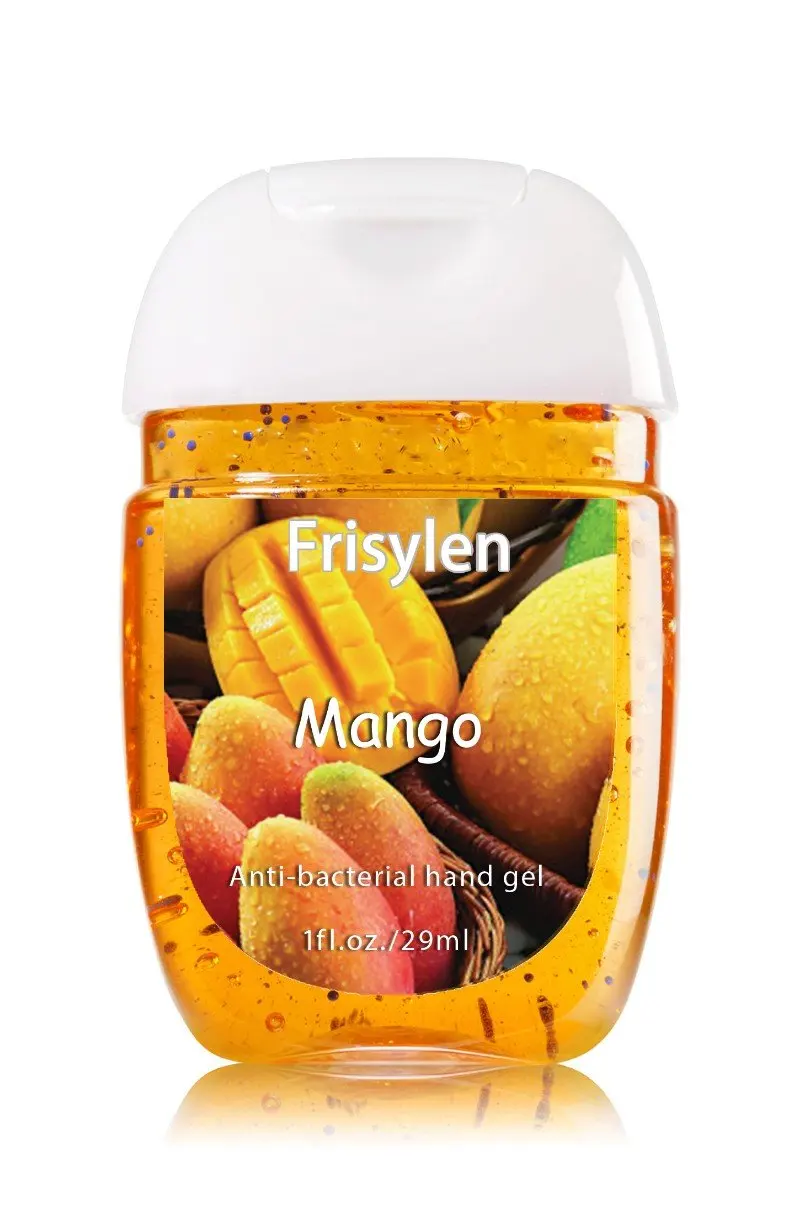 customization logo Wholesale 30ml pocketbac hand sanitizer gel with silicone holder Customized fragrance