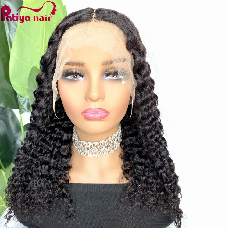 Best Wig Supplier On Sale Lace Front Wigs Human Hair Pre Plucked Cambodian Remy Hair Deep Wave 13*4 Transparent Frontal Wig