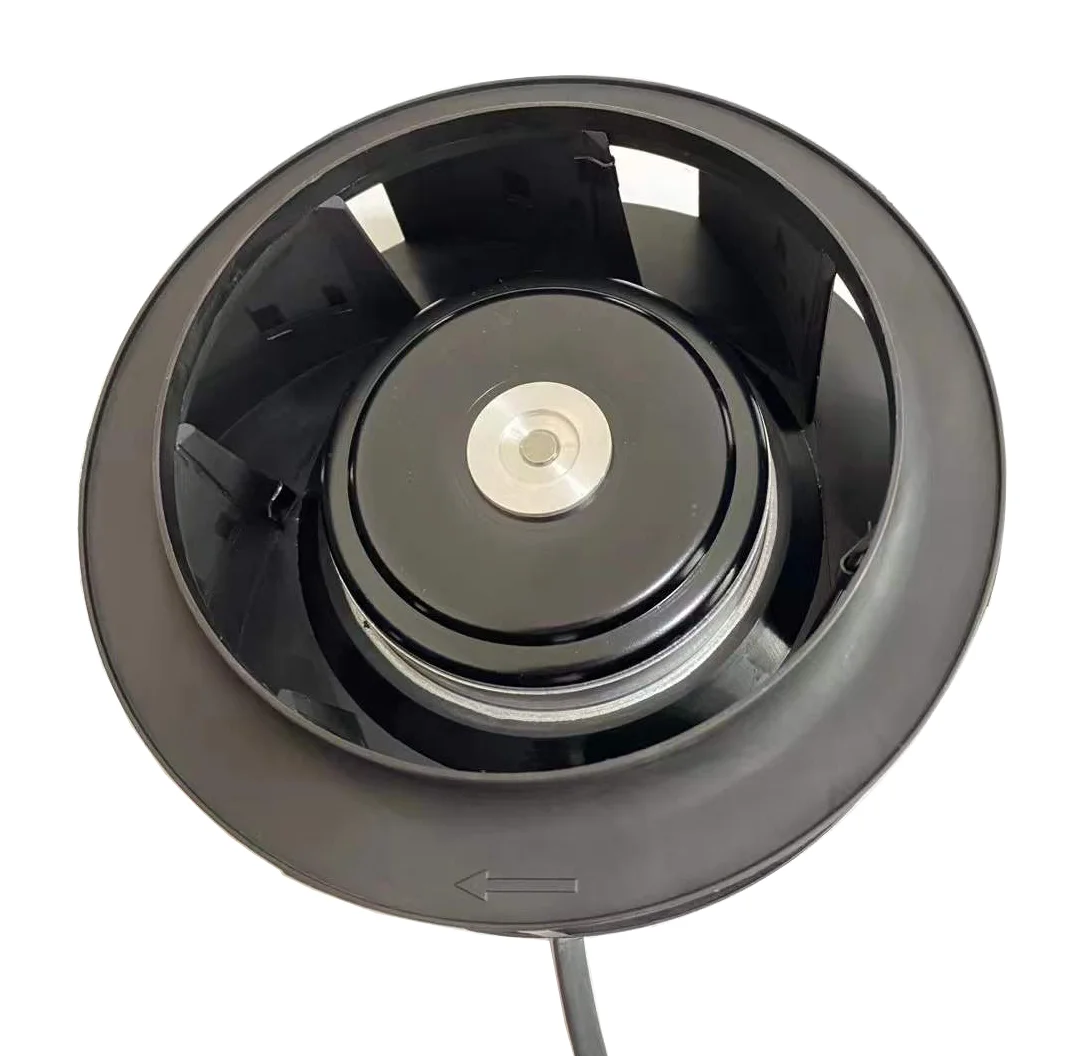 Low noise 9 Inch 385M3/H dc 24v brushless centrifugal blower fan external fresh air system industry air purification fan 201 mm