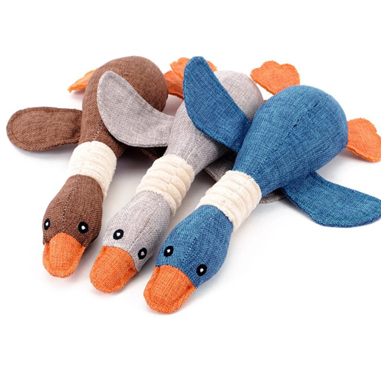 assorted pet toys Durable Flying Duck Indestructible Squeaky Interactive Pet Toys Dog Chew Dog Toys