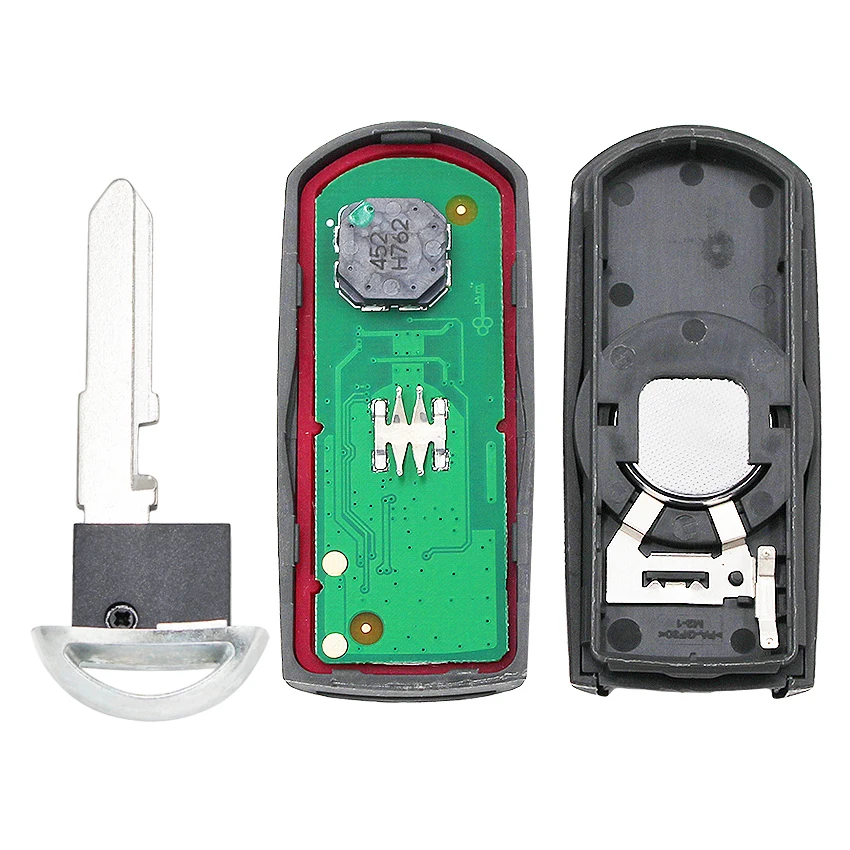 New Smart Remote Key Fob 433MHz Fit For Mazda 3 6 CX-4 CX-5 MX-5 SKE13E-01 With Emergency Key
