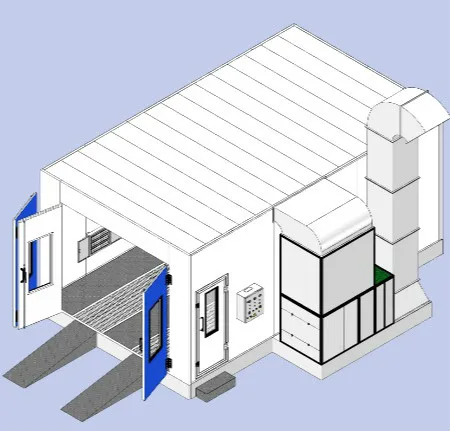 BWD 51-1 electrical heating Auto Paint Booth/Car Spray Booth/painting room