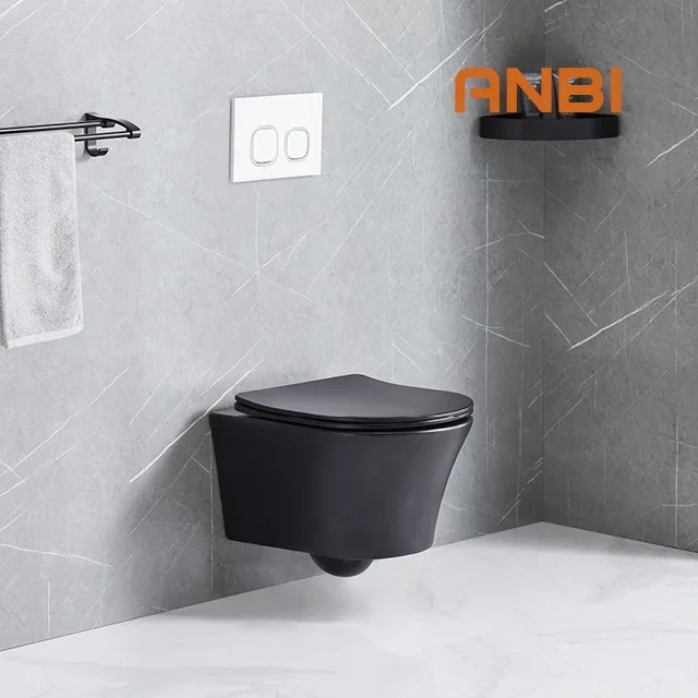 ANBI Ceramic Custom Hanging Water Closet Bathroom Wc Toilet Bowl