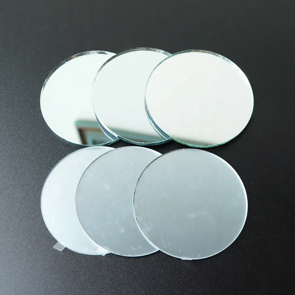 Mini round pocket compact make-up accessories one-way small mirror pieces