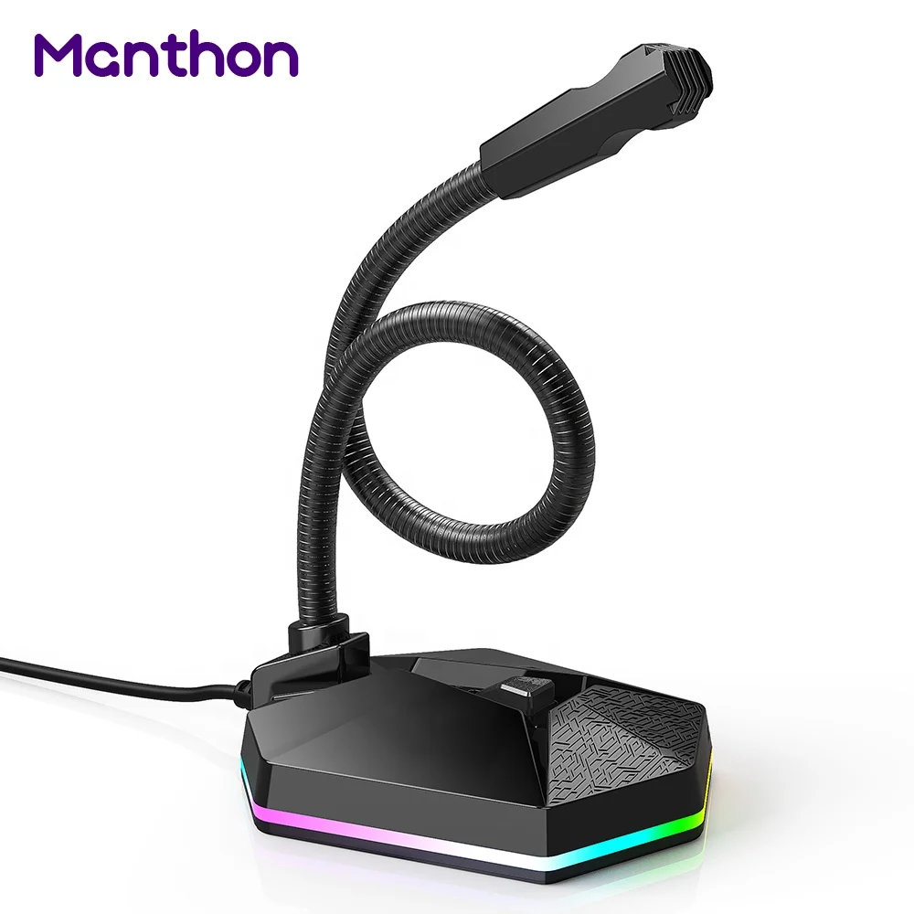  Хорошая OEM заказное дешевое цена RGB USB конденсаторный микрофон студия звукозаписи игровой для компьютера PC