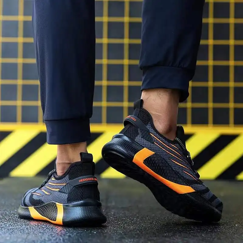 DEBONSAPT new fashion safety shoes breathable and comfortable PU sole quality safety shoes women steel toe mens work boots