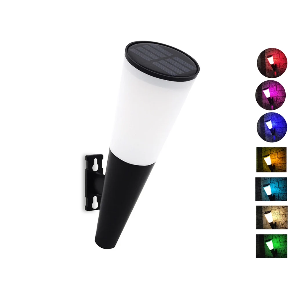 
Hot sale outdoor garden solar lamp 7 colors for decoration 