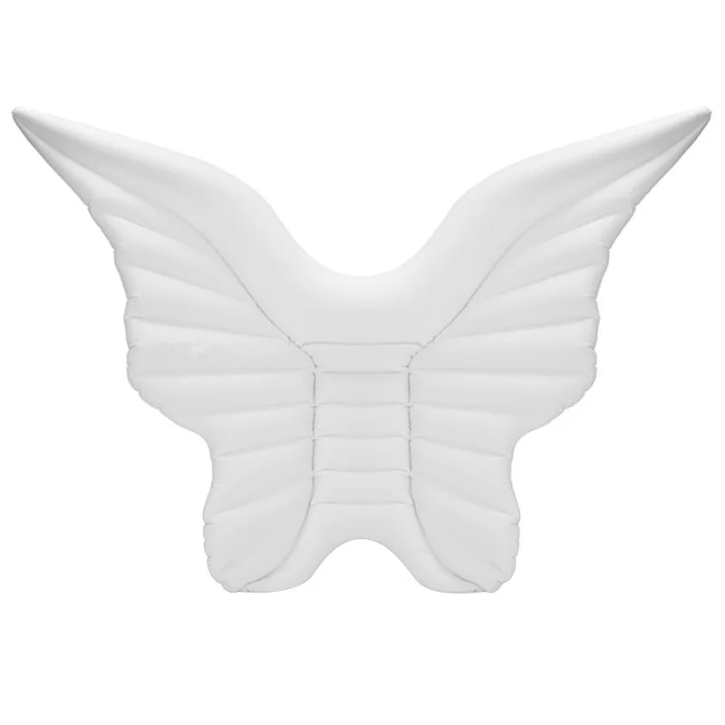 
Water Play Toys Inflatable Butterfly Wings Floating Draining Floating Bed Floating Mat White Butterfly Floating Row 
