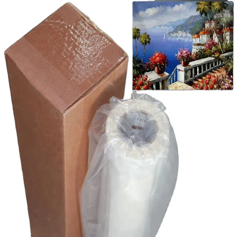 Digital printing canvas roll matte polyester canvas for inkjet print