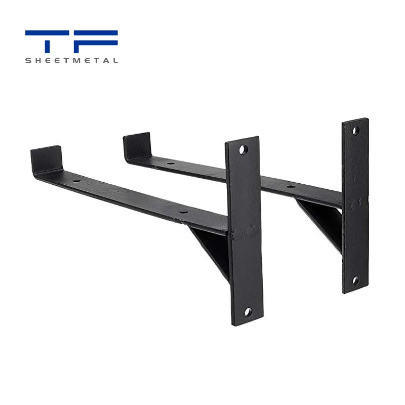 new type carbon steel floating shelf bracket