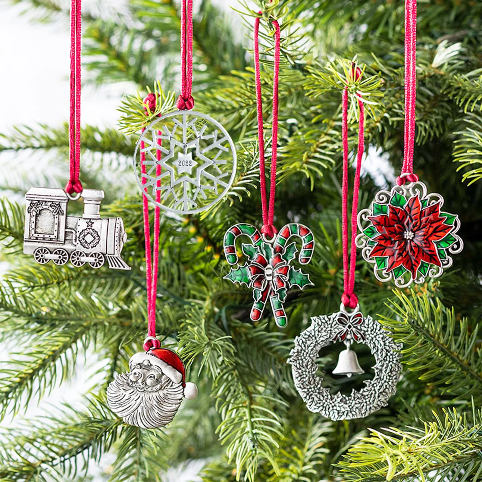 Christmas Alloy Ornament 2023 Christmas Pendants For Home Christmas Tree Decor 2023 Can be Customized