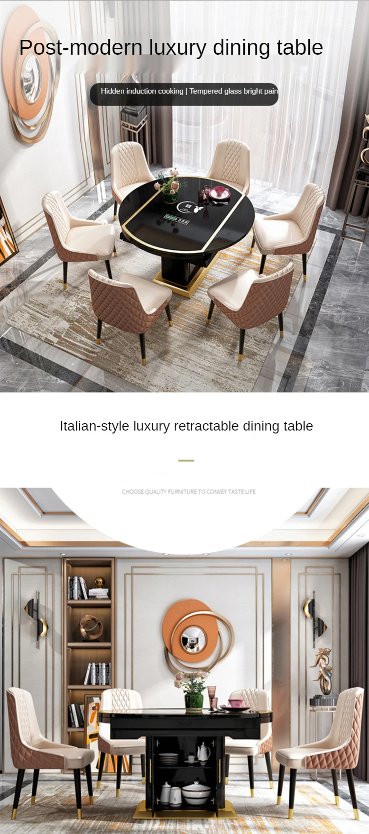 6 chair dining table