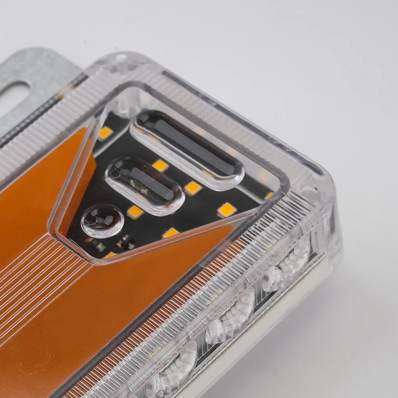 4pcs/set wholesale square heavy truck 12v 24v side led marker lights