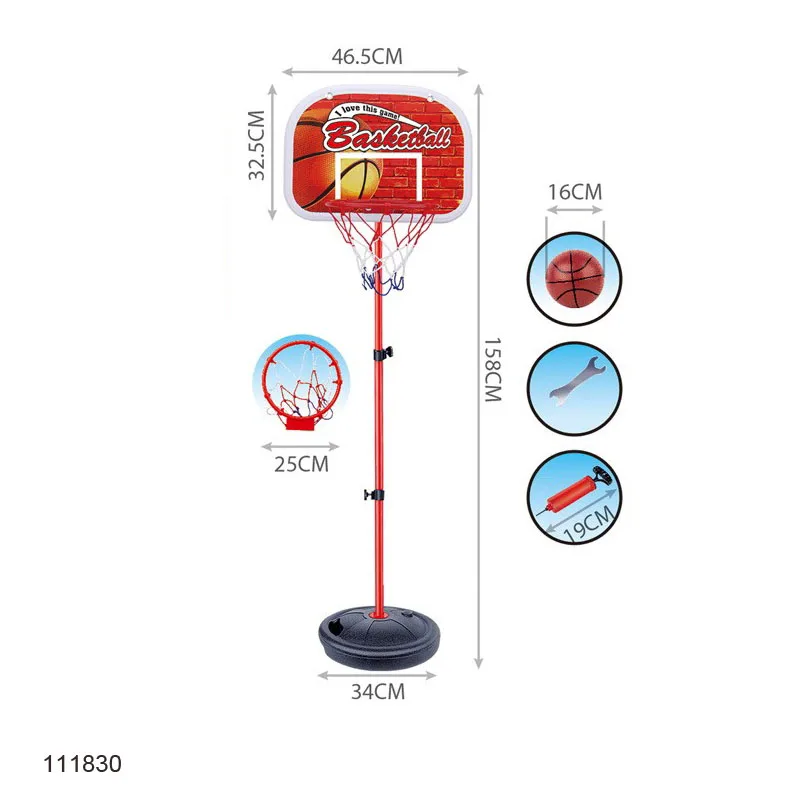 The Classic Mini Foam Basketball Hoop with Ball  Basketball Stands Indoor and Outdoor Play Sports Basketball Toy for Kids 2 buy