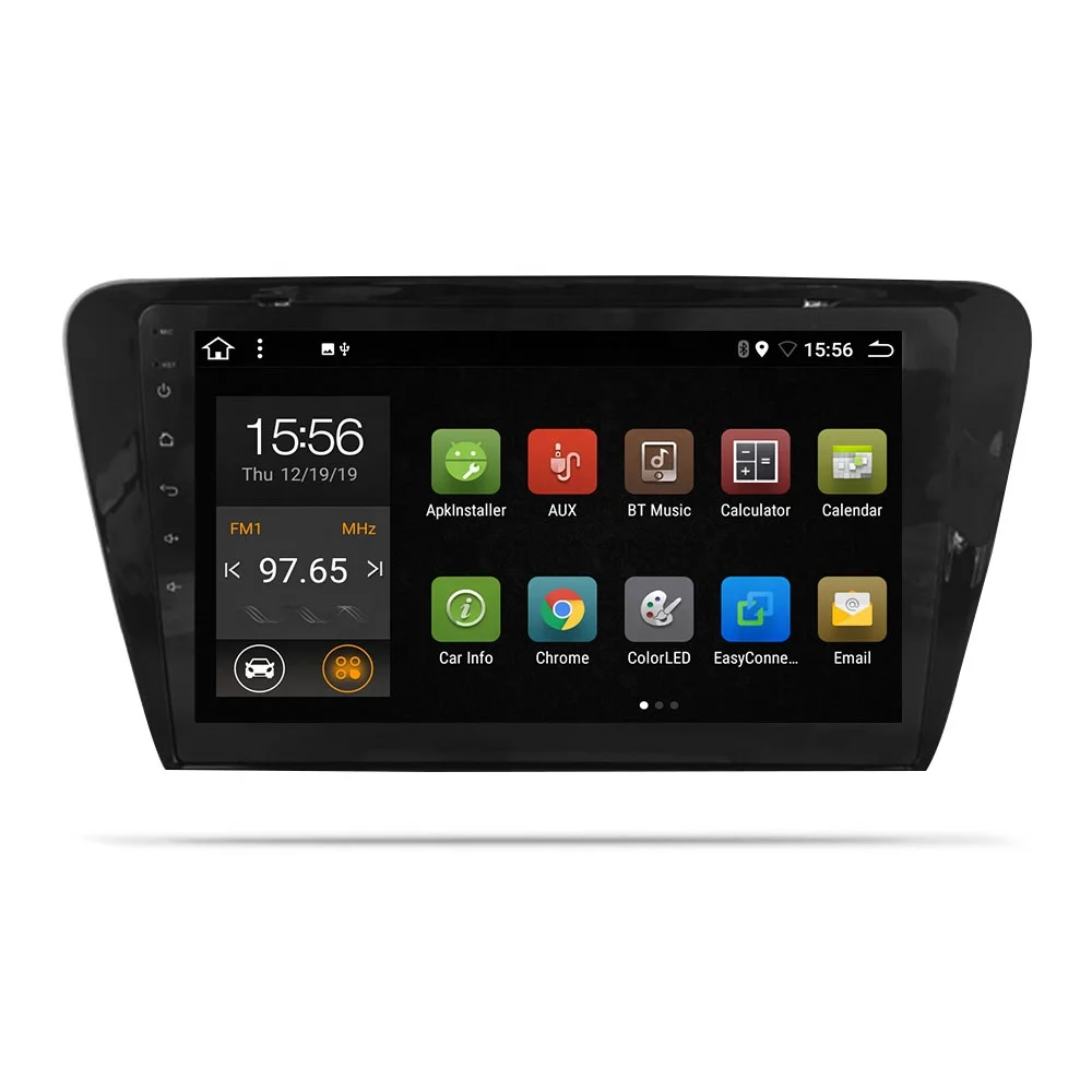 MCX 10.1 inch Android 10 car DVD multimedia player for Volkswagen Skoda Octavia 2 with WIFI GPS radio quad core touch screen