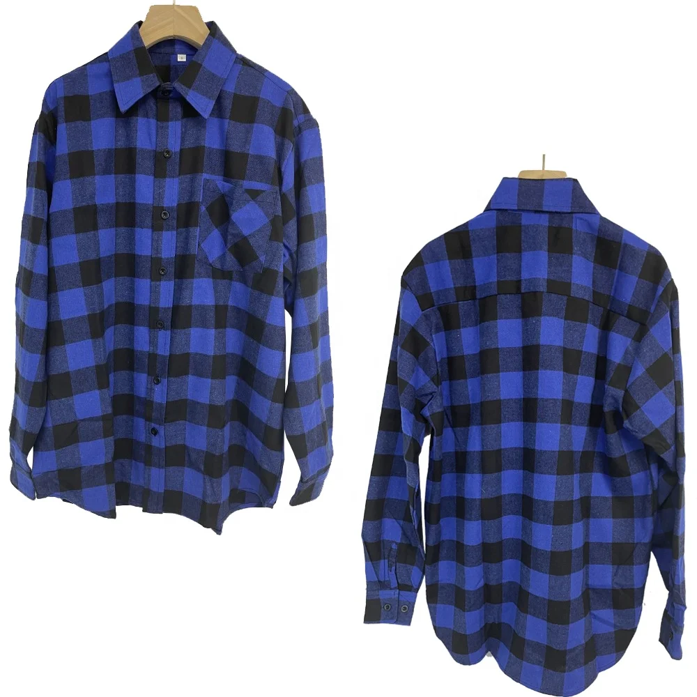 Hot Selling and Popular Flannel Plaid Shirt for Men and Women