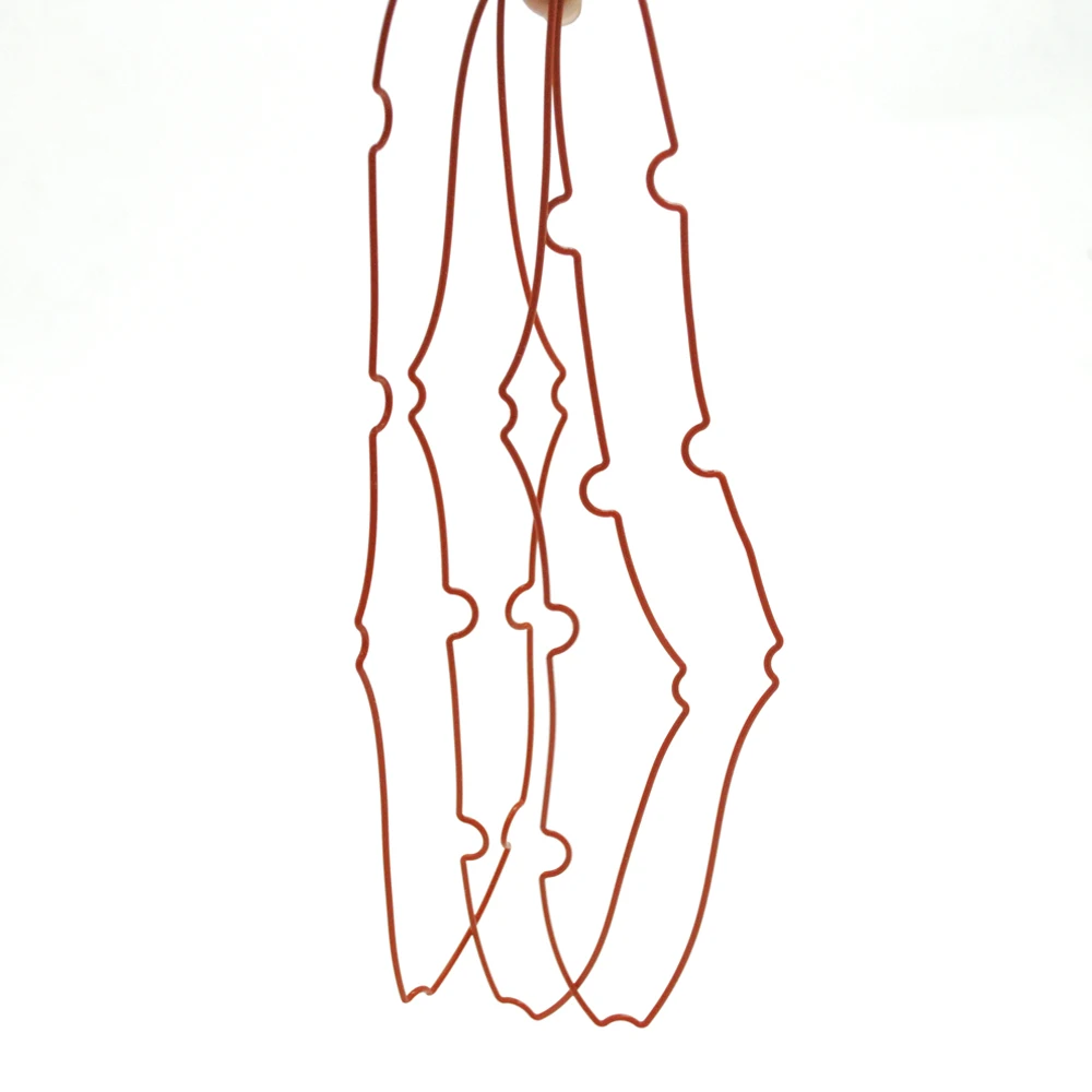 Nitrile 70 hardness rubber band Rubber gasket 50 Durometer Red Silicone O-Rings Up to 400 degrees Fahrenheit