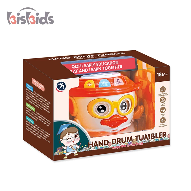 2022 Hot Selling Funny Multifunction Educational Children Play Music Instrument Toy Hand Drum  Toy