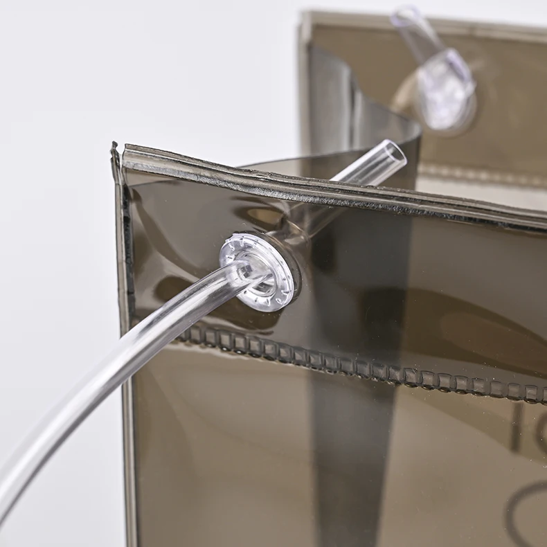 small moq pvc custom color clear plastic wine bottle bags picnic cooler bag reusable wine carrier bag