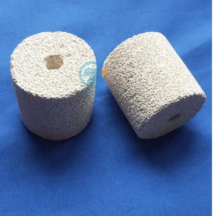 62 мм Диаметр глинозема пенопластовых блоков для Трубчатая Печь с 70