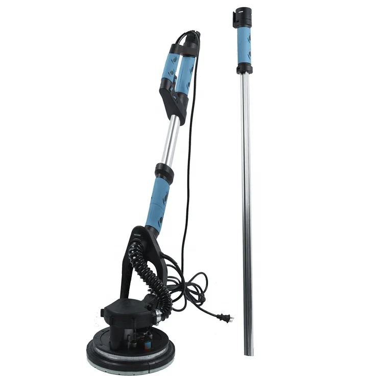 Electric Wall Sander Double-Deck LED Lights Sander 550-1900RPM Electric Drywall Sander Dust-Free Automatic Vacuum System