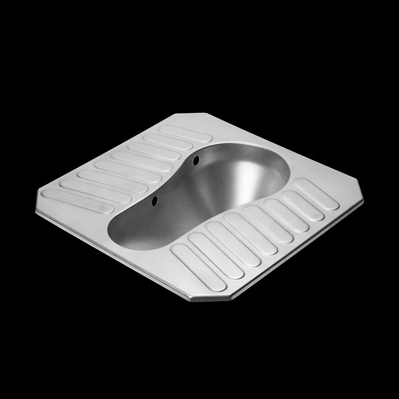 Kuge 304 Stainless Steel Squatting Pan Stainless Steel Vacuum Toilet For Railway