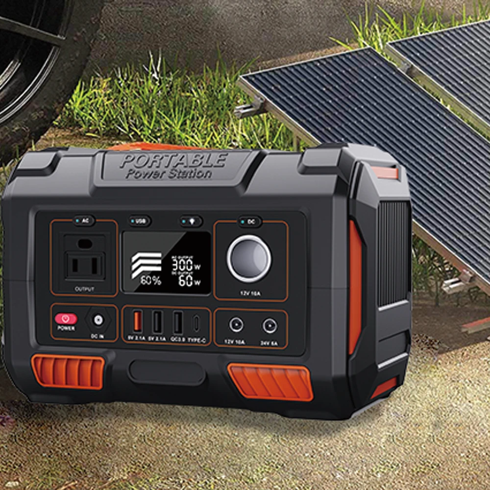 Toni 1200W Portable Power Station Emergency Mobile Charger Bank with LED Light for Truck & Motorcycle Use