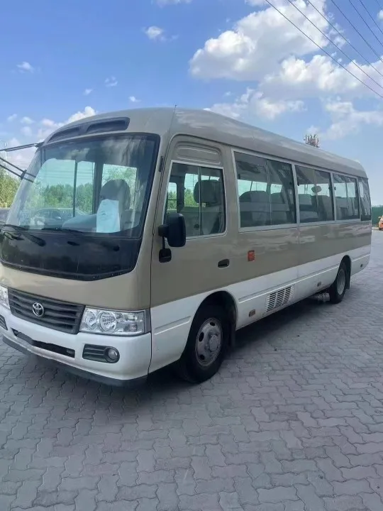 China used engine coaster bus minibus used toyota coaster 30 seater bus for sale