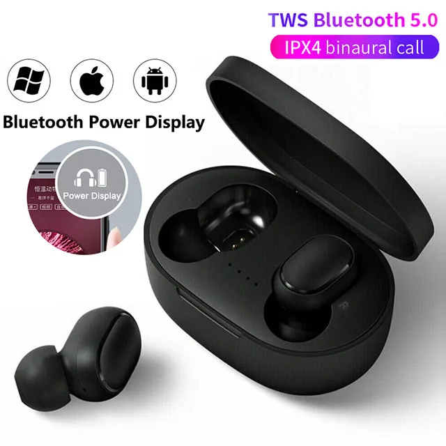TWS A6S mipods mini true wireless гарнитура V5.0 стерео наушники спортивные наушники-вкладыши для Xiaomi Airdots Redmi iPhone
