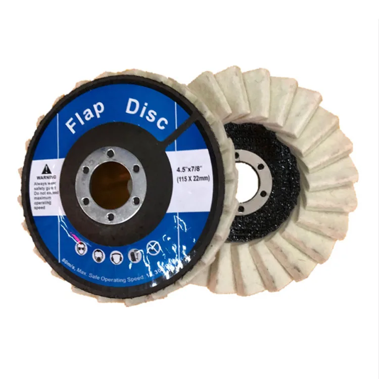 
Abrasive tools 115mm wool felt flap polishing disc 