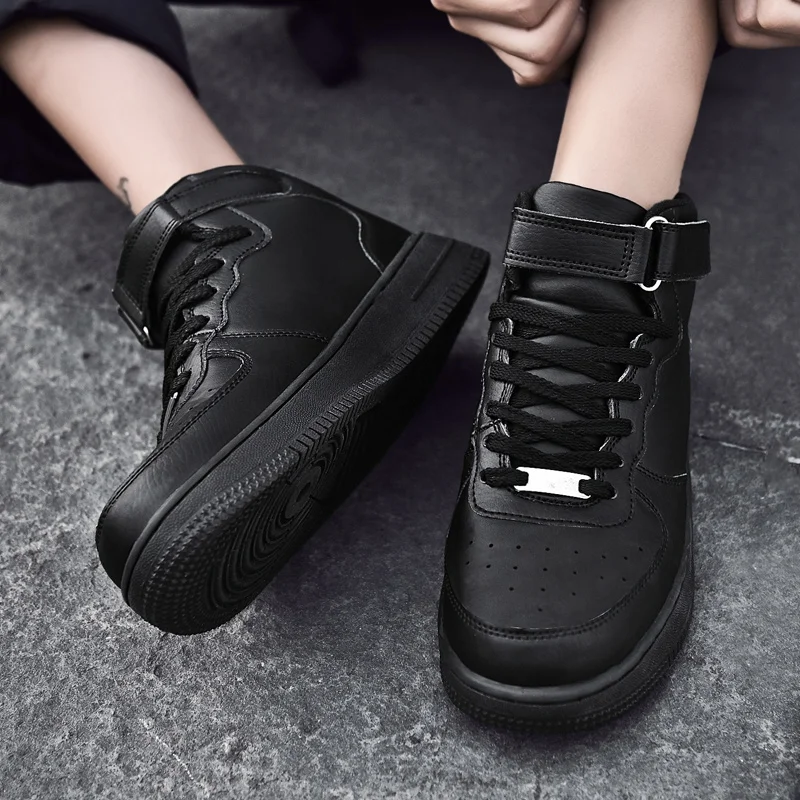 Wholesale OEM High Cut Casual Men Genuine Leather Ankle Chelsea Boots Shoes with big size 46 47