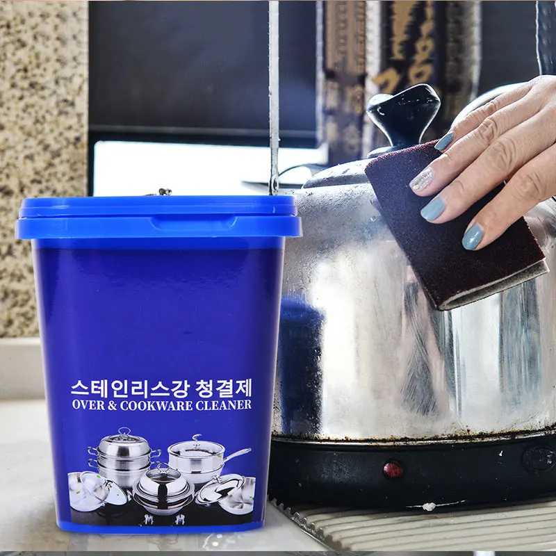Custom Package Heavy Duty Greases Miracle All Purpose Best Selling Stainless Steel Cookwa Cleaning Paste