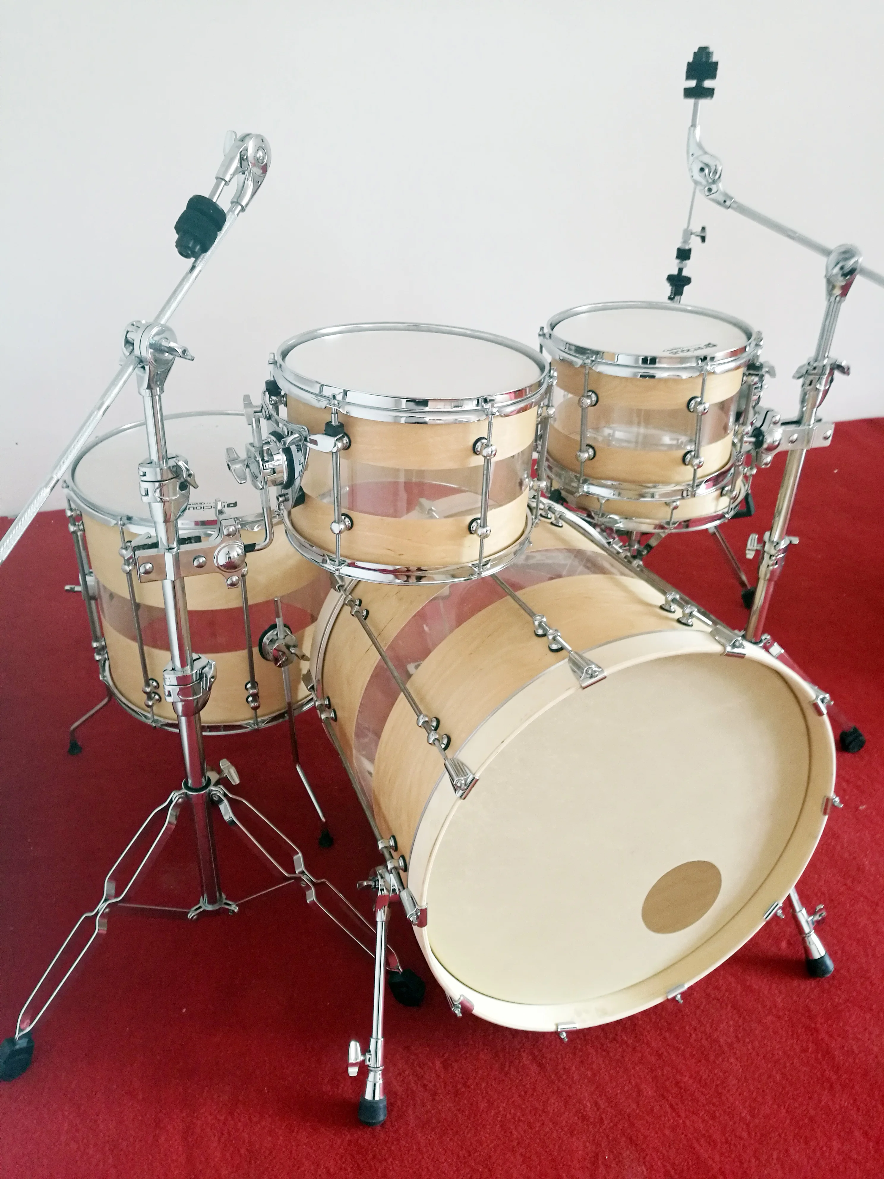 
Birch/Acrylic/Birch Hybrid Shell Drum Set 