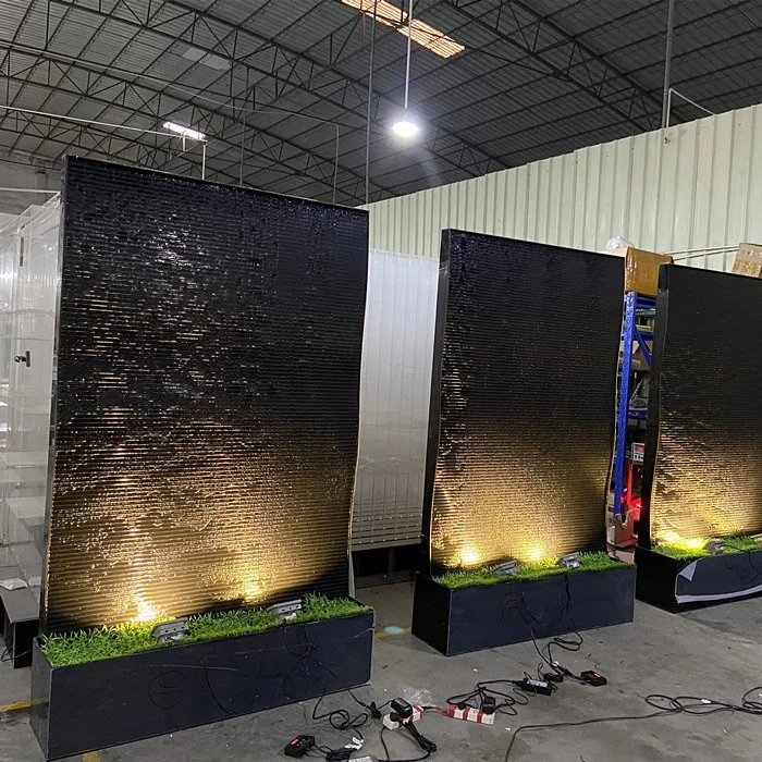 Garden Design Home Outdoor Water Feature Waterfall Wall