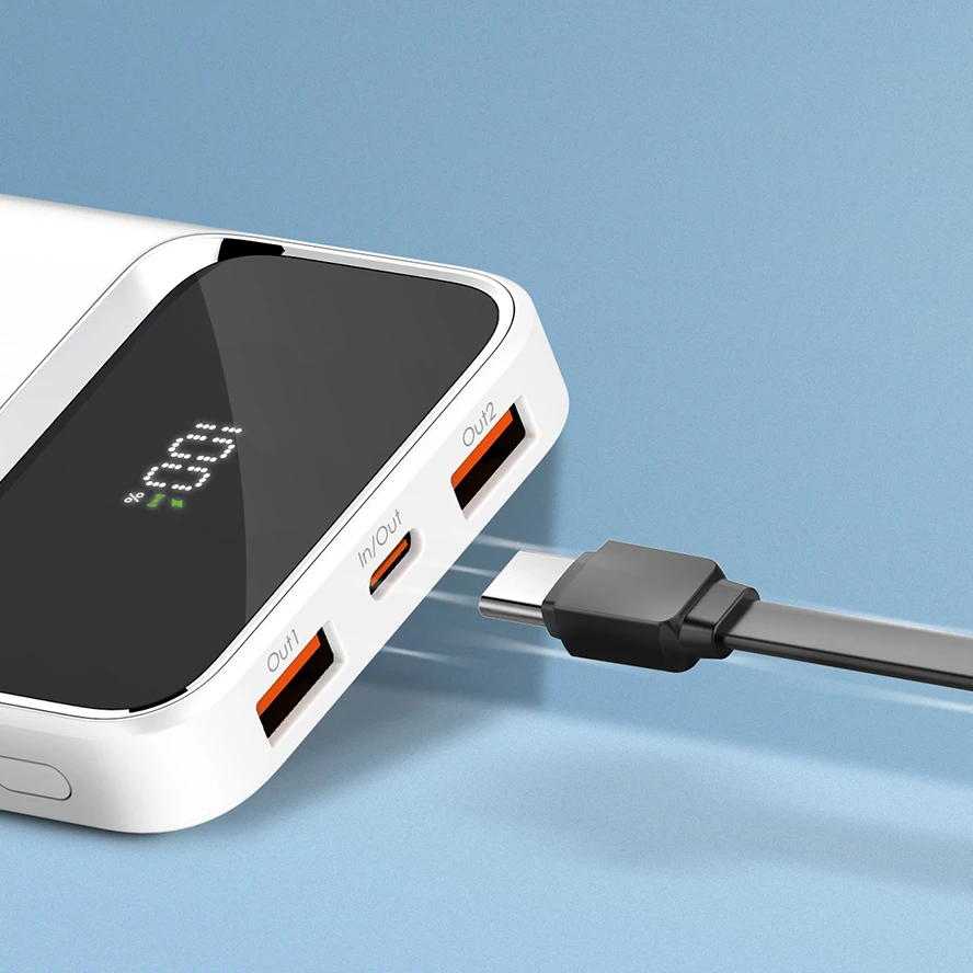 LDNIO PQ11 Portable Wireless Charger Phone Charger Power Banks 10000mah 15W Magnetic Wireless Power Bank