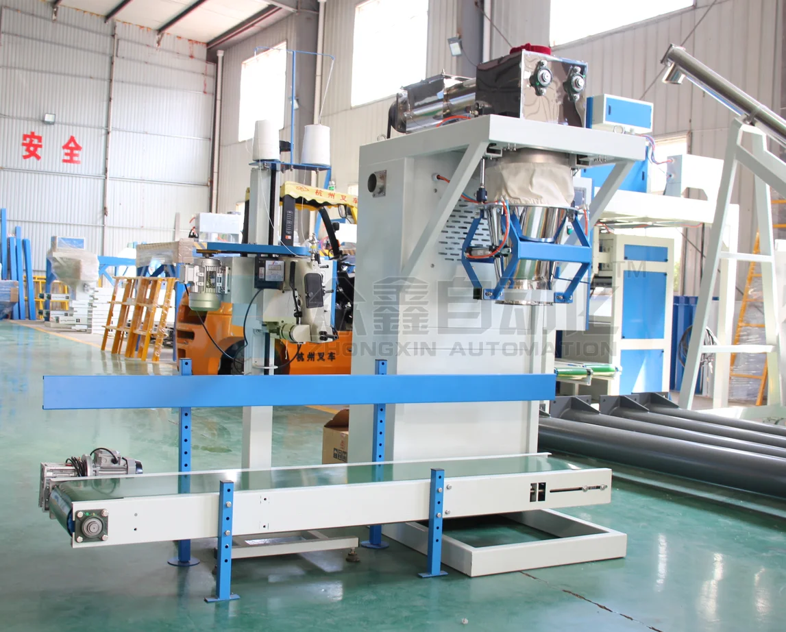 Semi Automatic 10kg-50kg Cement Flour Toner Silica Kaolin Powder Potato Starch Packing Machine